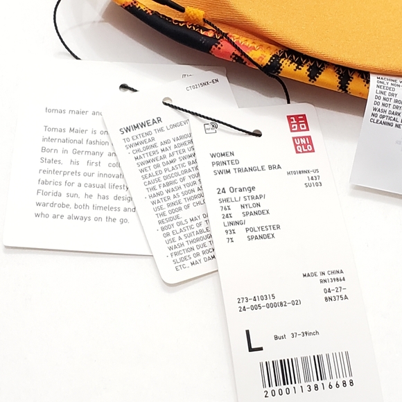 Bikini Tropical Top Large NWT! - Picture 3 of 3